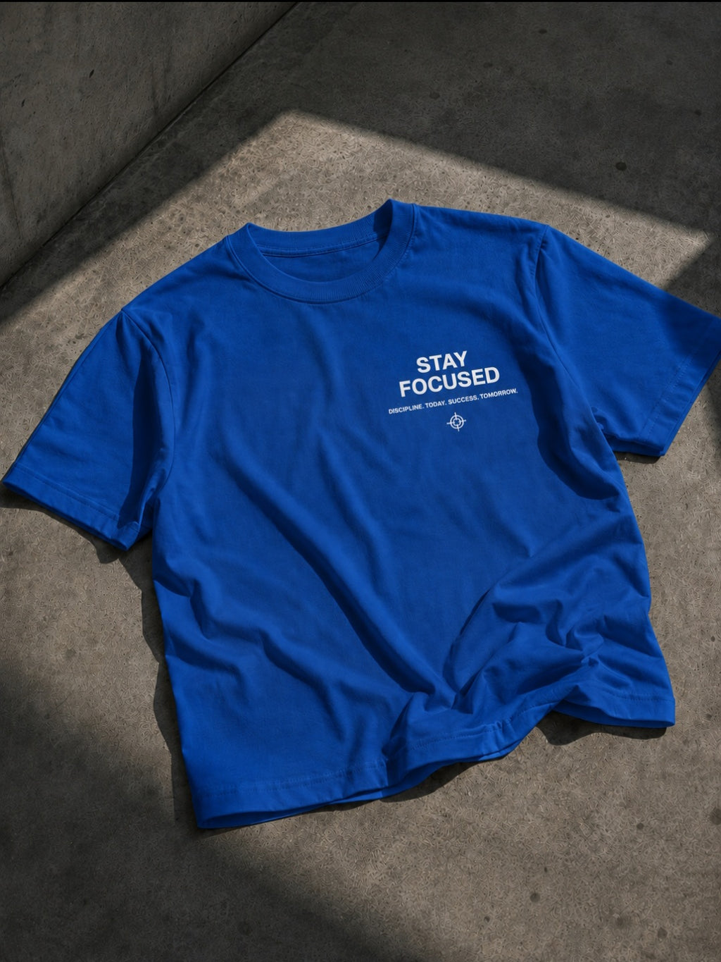 Tricou premium din bumbac „Stay Focused”